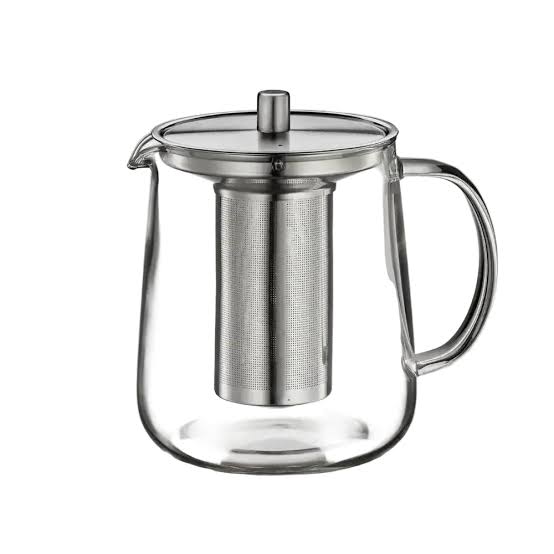 Kuechenprofi Assam Glass Teapot with Stainless Steel Infuser 1000ml