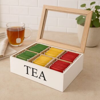 Tea Chest - Wood 6 Slots - Image 2
