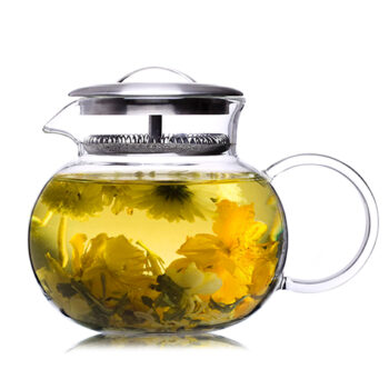 Nova Glass Teapot with Strainer 800ml - Image 2
