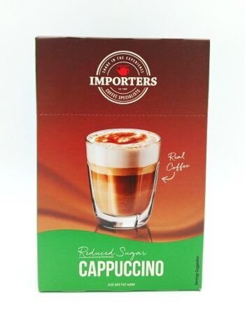 Instant Cappuccino Reduced Sugar 8's